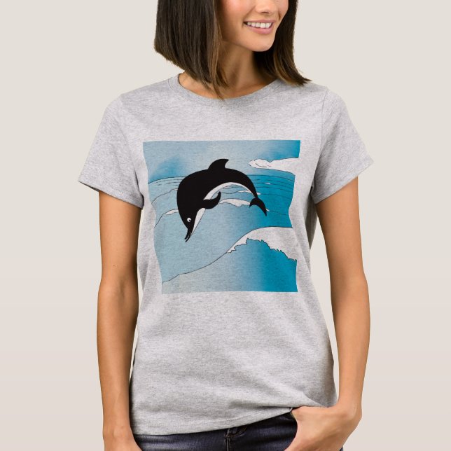 Swim With Dolphins T-Shirt (Front)