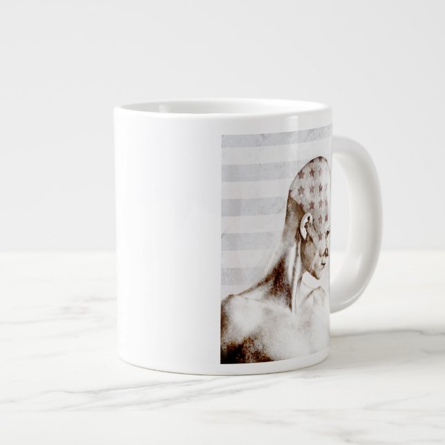 Swimmer 2013 large coffee mug (Front Right)