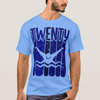 Swimmer 20th Birthday Swimming T-Shirt