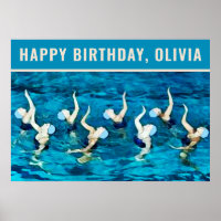 Swimmer Birthday Swimming Party