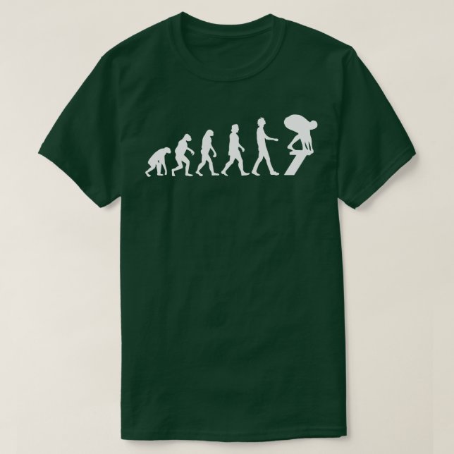 Swimmer Evolution Swimming Gift 1 T-Shirt (Design Front)