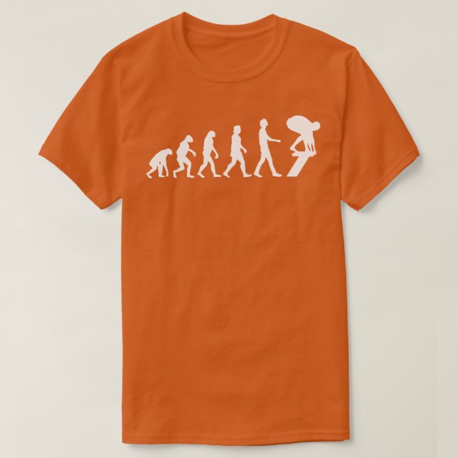 Swimmer Evolution Swimming Gift 2 T-Shirt (Design Front)