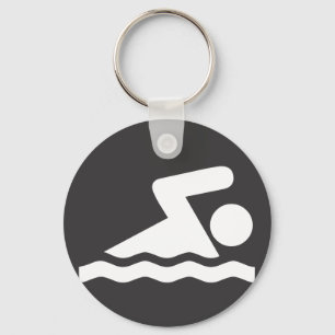 Swimmer Keychain