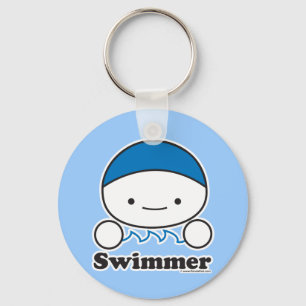 Swimmer keychain