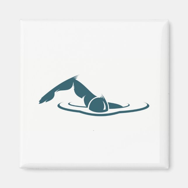 Swimmer Magnet (Front)