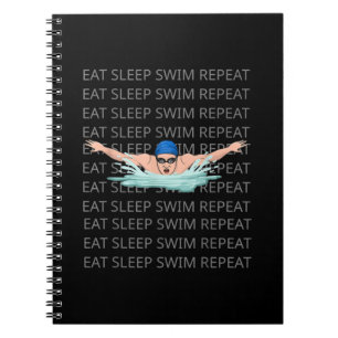 Swimmer Swim Love Funny Swimming Boy Sport Notebook