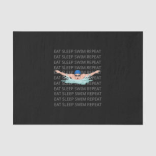 Swimmer Swim Love Funny Swimming Boy Sport Tissue Paper