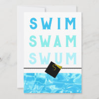 Swimmer Swim Team Graduation