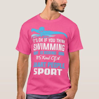 Swimmer swimming pool dive sport tournament gift T-Shirt