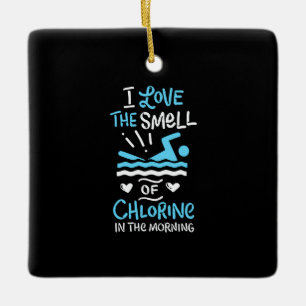 Swimmer Swimming Swim Sport Gift Ceramic Ornament