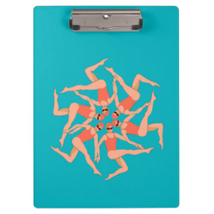 Swimmers Dance - Synchronised Swimming Clipboard