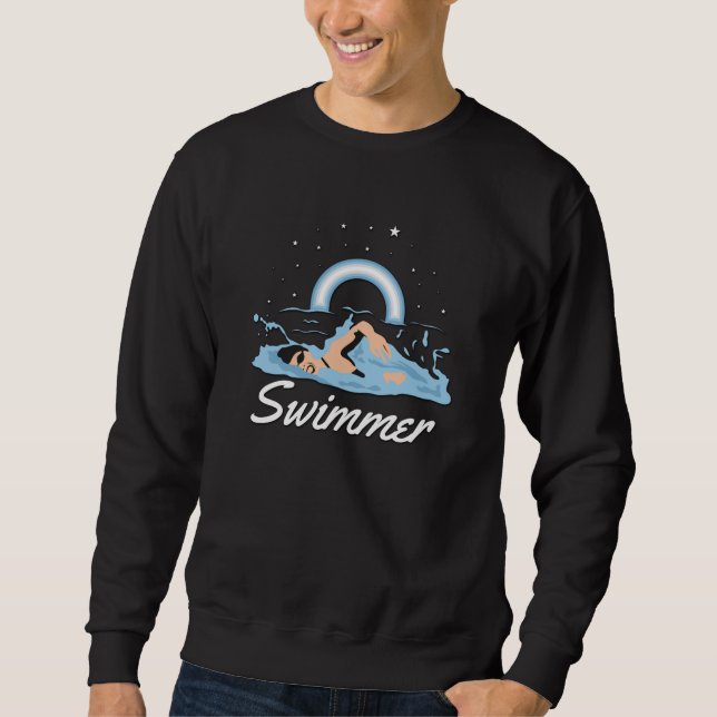 Swimmers Great Design Sweatshirt (Front)