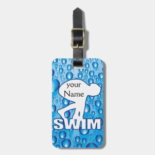 SWIMMERS LUGGAGE OR BAG TAG