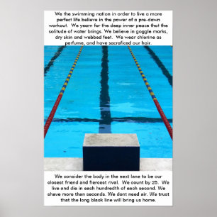 Swimmers Poster
