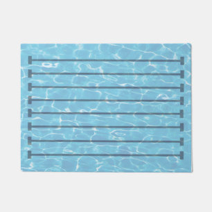 Swimmers Swim Team Swimming Pool Doormat