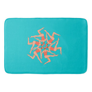 Swimmers - Synchronised Swimming Choreography Bath Mat