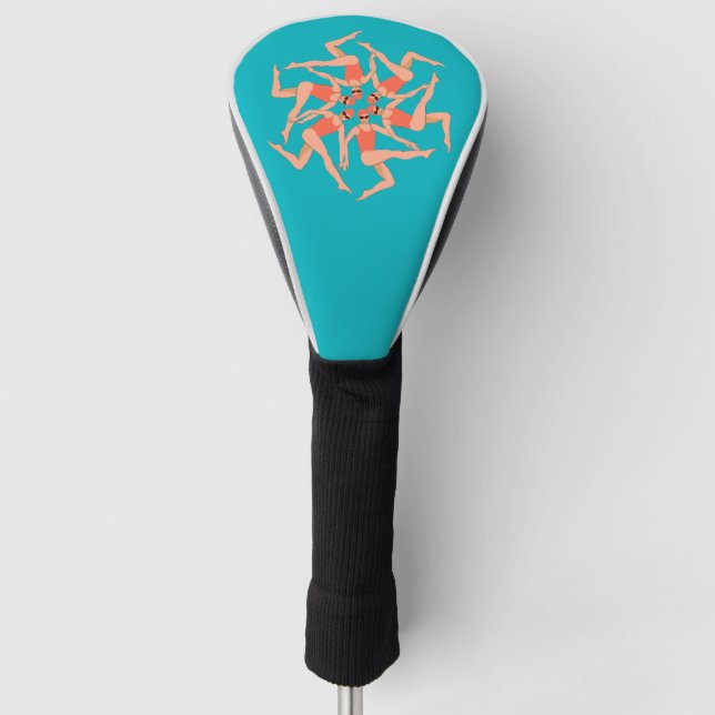 Swimmers - Synchronised Swimming Choreography   Golf Head Cover (Front)