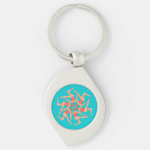 Swimmers - Synchronised Swimming Choreography  Key Ring