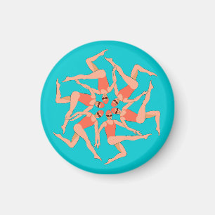 Swimmers - Synchronised Swimming Choreography   Magnet