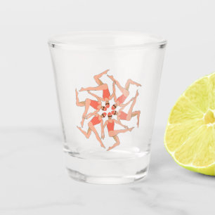 Swimmers - Synchronised Swimming Choreography Shot Glass