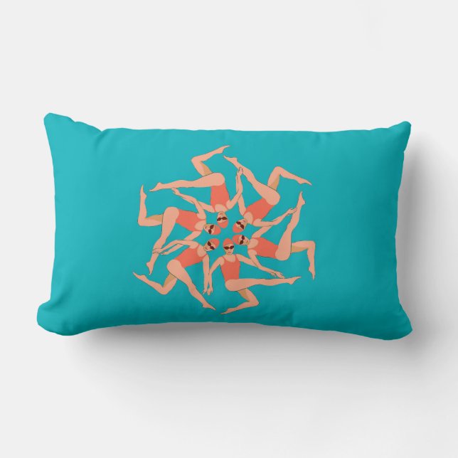 Swimmers - Synchronised Swimming   Lumbar Cushion (Front)