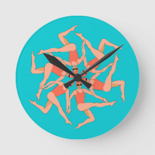Swimmers - Synchronized Swimming Choreography  Round Clock