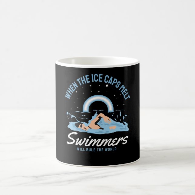 Swimmers Will Rule the World Coffee Mug (Center)