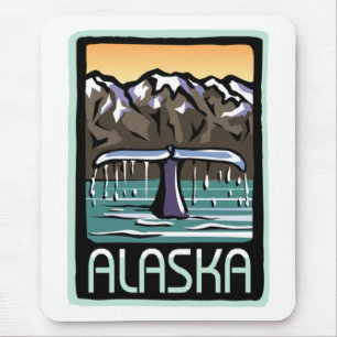 Swimmin' in Alaska Mouse Pad