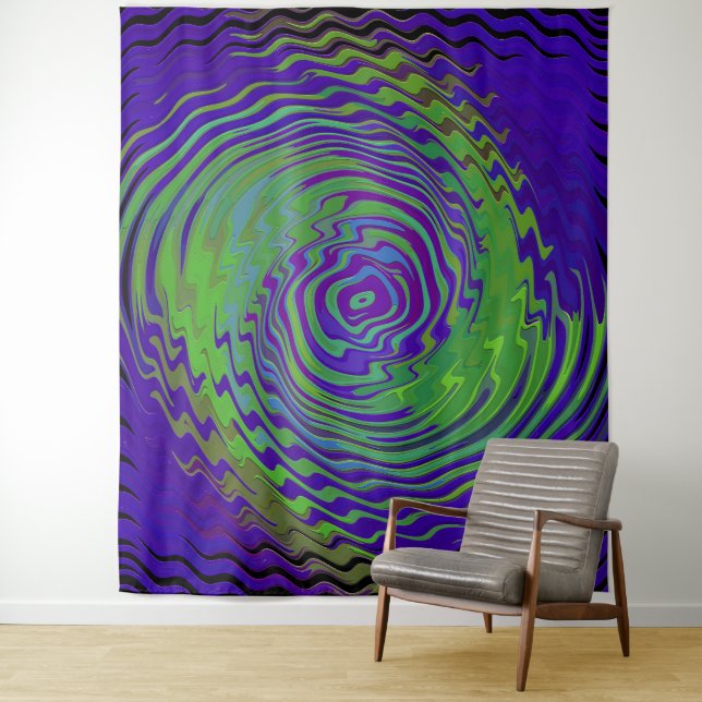 Swimming alien.... tapestry (In Situ)