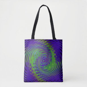 Swimming alien.... tote bag