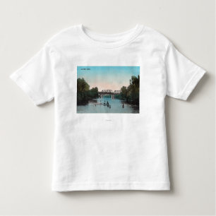 Swimming and Boating in Winters Lake Toddler T-Shirt
