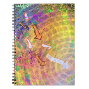 Swimming Arrow Fish Notebook
