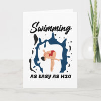 Swimming as Easy as H2O - Funny Swim Design