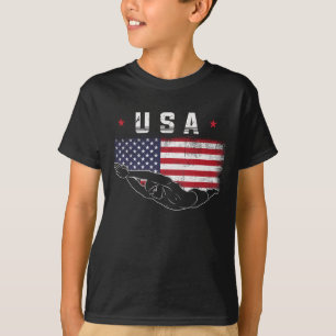 Swimming Athlete Sports USA Swimmer T-Shirt