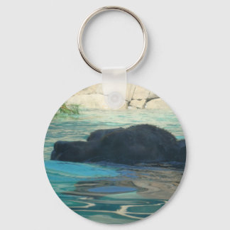 Swimming Bear Key Ring
