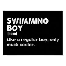 Swimming Boy Funny Definition Siwmmer