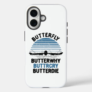 Swimming - Butterfly Butterwhy Swimming Gift iPhone 16 Case