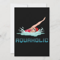 Swimming Cap Goggles Swim Love Funny Swimmer Girl