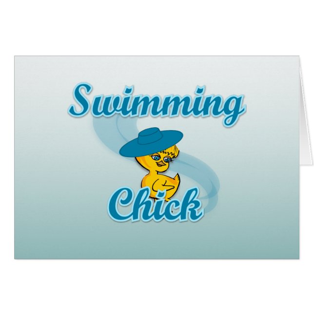 Swimming Chick #3 (Front Horizontal)
