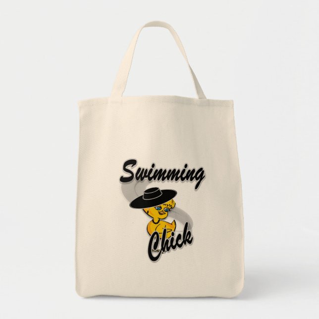 Swimming Chick #4 Tote Bag (Front)
