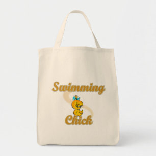 Swimming Chick Tote Bag