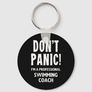 Swimming Coach Design For Swim Team Swimmer Teache Key Ring