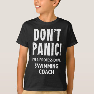 Swimming Coach Design For Swim Team Swimmer Teache T-Shirt