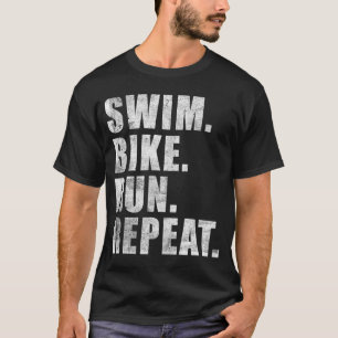 SWIMMING CYCLING RUNNING KONA 2023 TRIATHLETE MENS T-Shirt