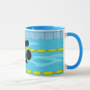 Swimming Design Coffee Mug