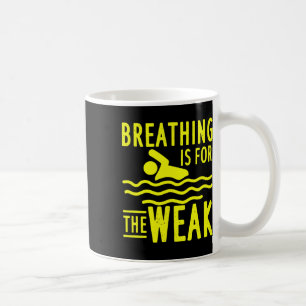 Swimming Design For Swim Team Swimmer - Breathing Coffee Mug