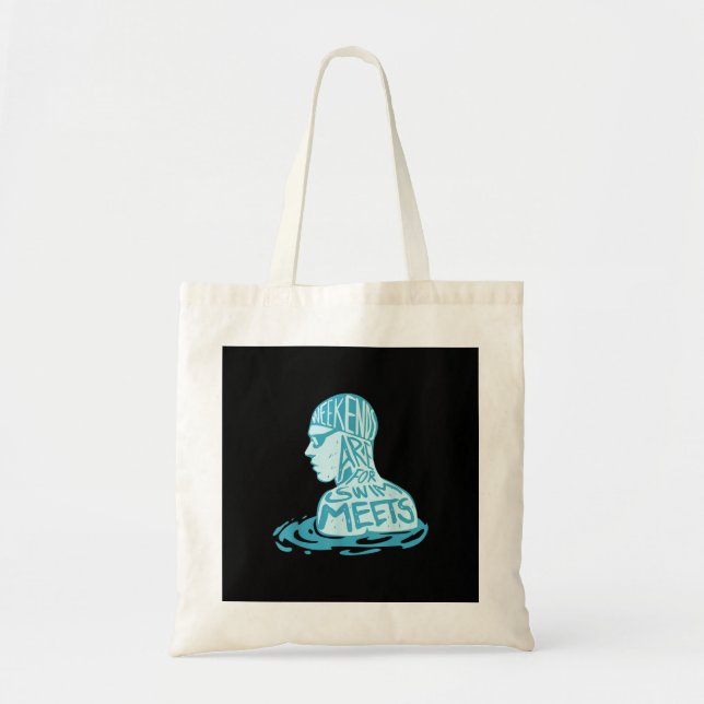 Swimming Design Gift For Swimmer Summer Gift Tote Bag (Front)
