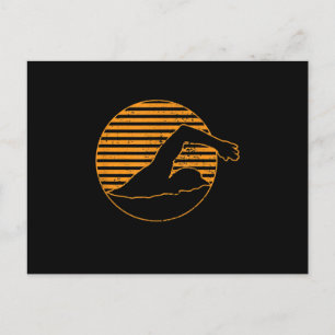 Swimming Design Gift For Swimming Lover Postcard