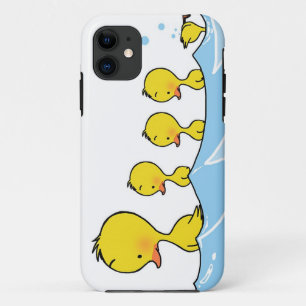 Swimming duck family iPhone 11 case