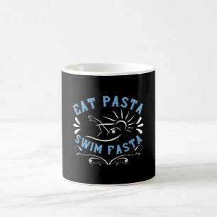 Swimming - Eat Pasta Swim Fasta Coffee Mug